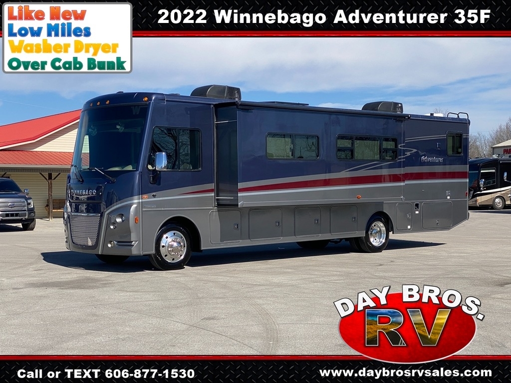 22 Winnebago Adventurer 35F Class A RV Gas Motorhome Camper Coach Cab Bunk Slide