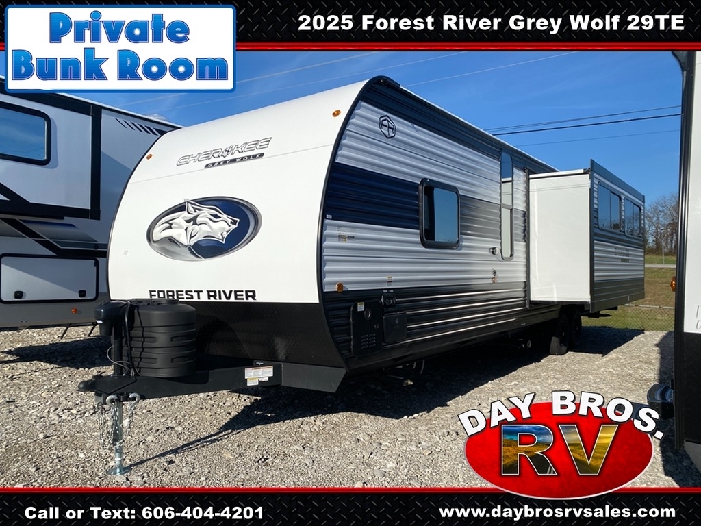 25 Forest River RV Cherokee Grey Wolf 29TE Travel Trailer Towable Camper Bunks