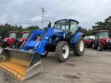 Pre-Owned 2016 New Holland T4.65 PowerStar Tractor with HVAC Cab, Loader and 65 HP