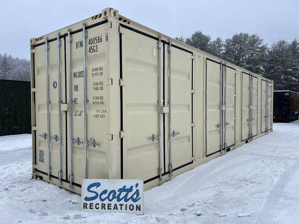 2024 40' Storage Container High Cube One Trip W/Side Doors