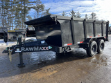 2024 Rawmaxx Trailers 7X14 16K Powder Coated Dump W/ 44” High Sides