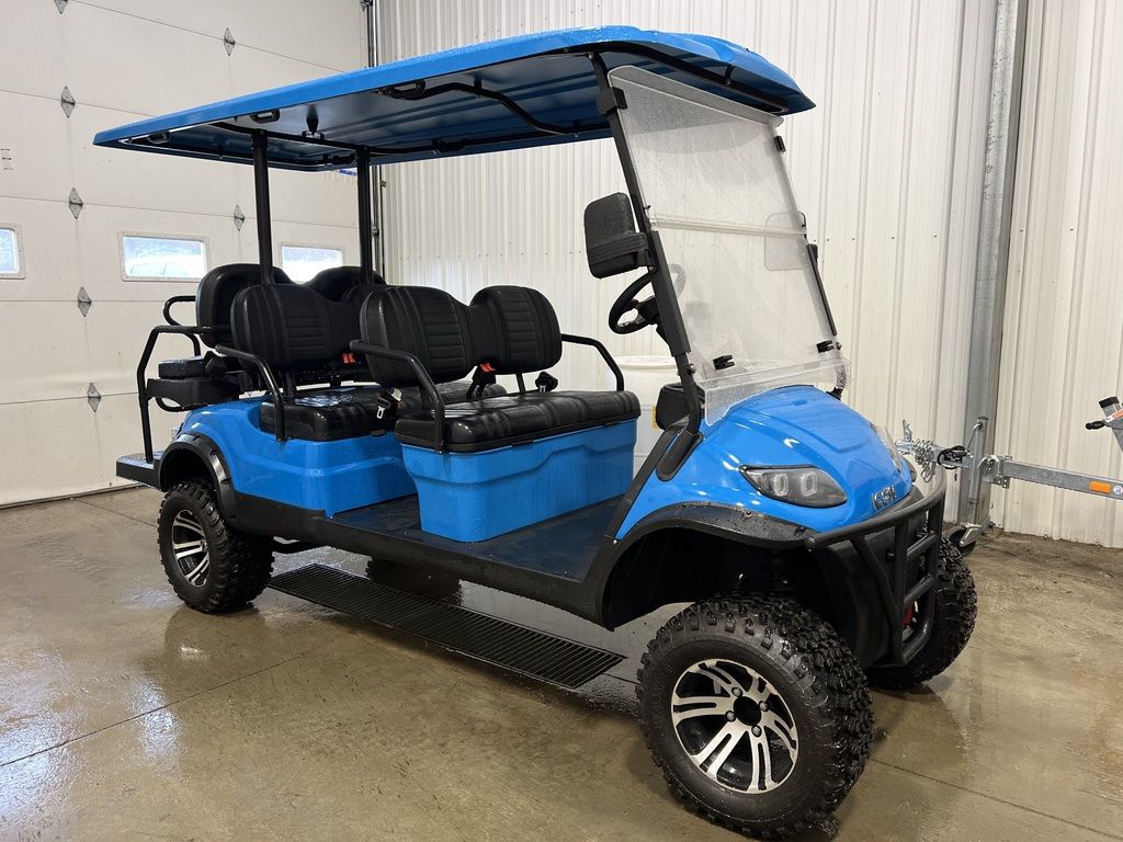 2022 ICON I60l Electric 6 Seat Golf Cart W/Aluminum Wheels,
