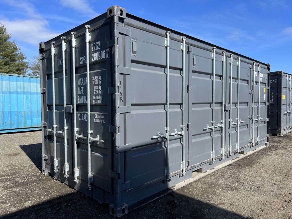 2024 20' Storage Container Standard Height One Trip W/Open Side