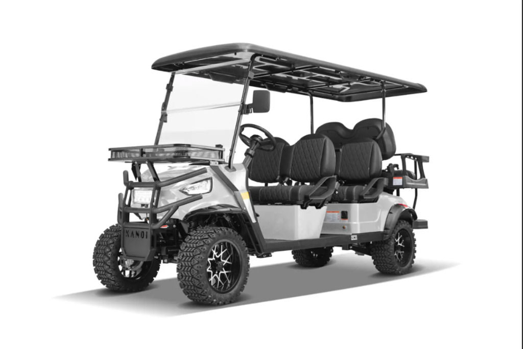 2023 Kandi Kruiser 6-Seat Lifted Golf Cart W/Front Rack & Und
