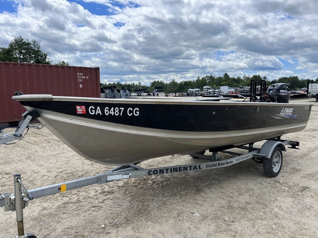 2021 Lowe WV1670 Boat W/25 HP Mercury Outboard & Trailer