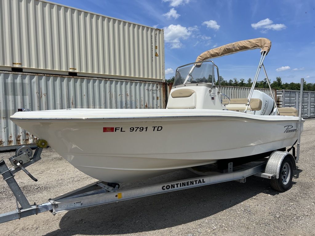 2021 Pioneer Islander 180 W/140 HP Suzuki Outboard & Trailer