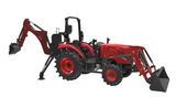 2023 TYM T574 Tractor with 55HP, Front Loader and Backhoe