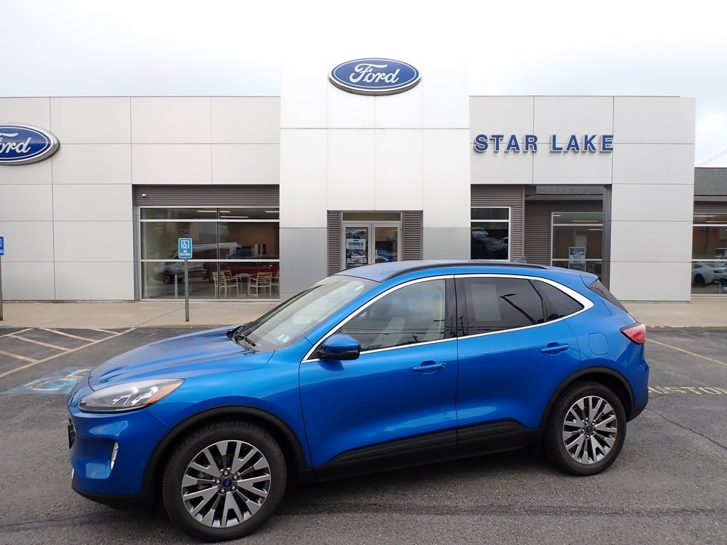 Blue 2020 Ford Escape SUV / Crossover All-Wheel Drive 8-Speed Automatic