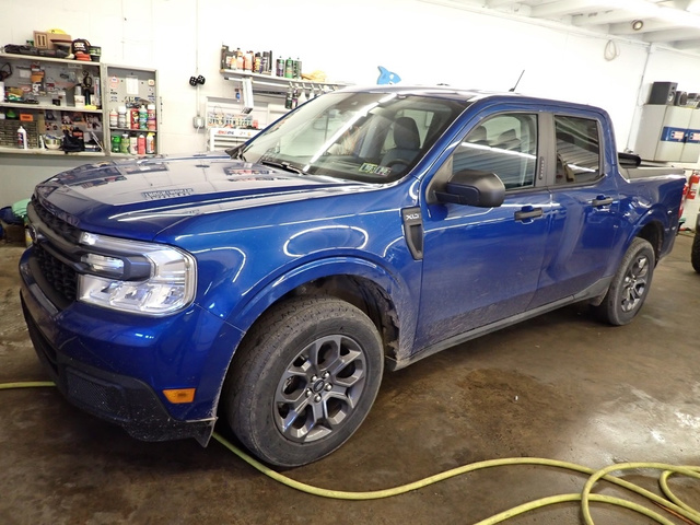 ATLAS BLUE 2023 Ford Maverick XLT SuperCrew AWD Pickup Truck All-Wheel Drive 8-Speed Automatic