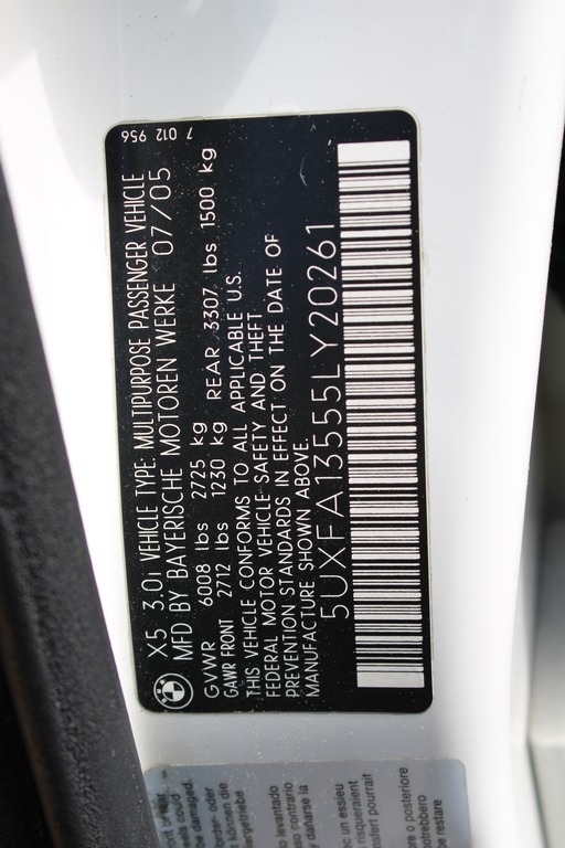 2005 BMW X5 3.0i photo