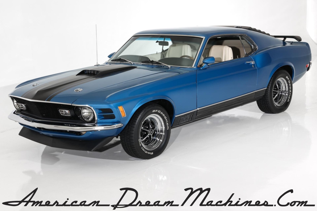 1970 Ford Mustang Mach I 351 Cleveland 4-Spd PS PB Fastback