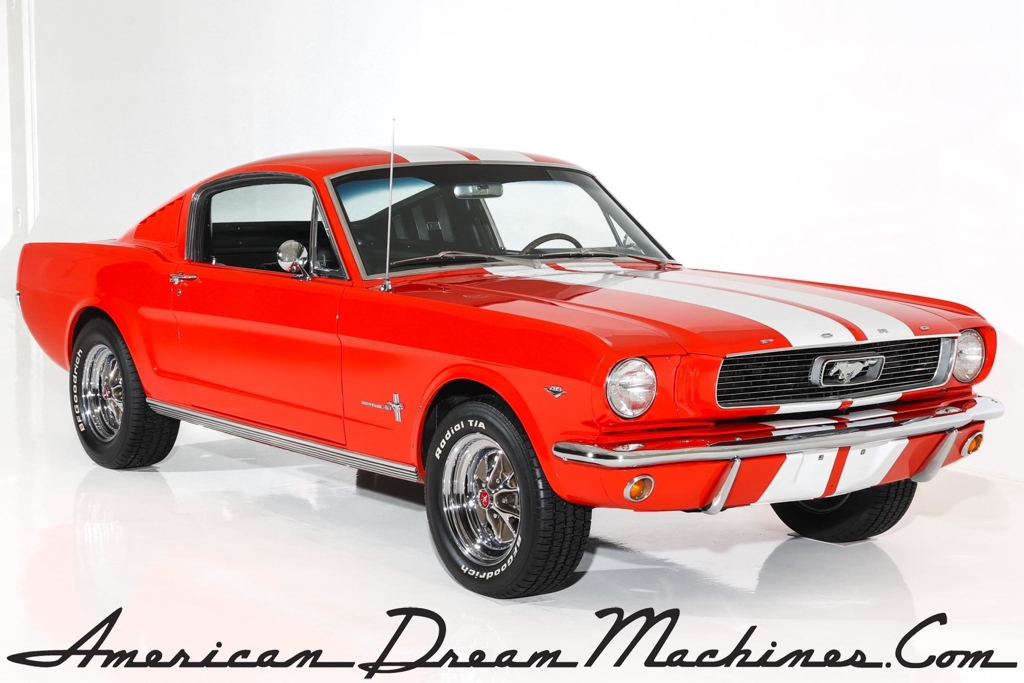 1966 Ford Mustang A Code, 302 Auto PS, PB  Pony Int Fastback