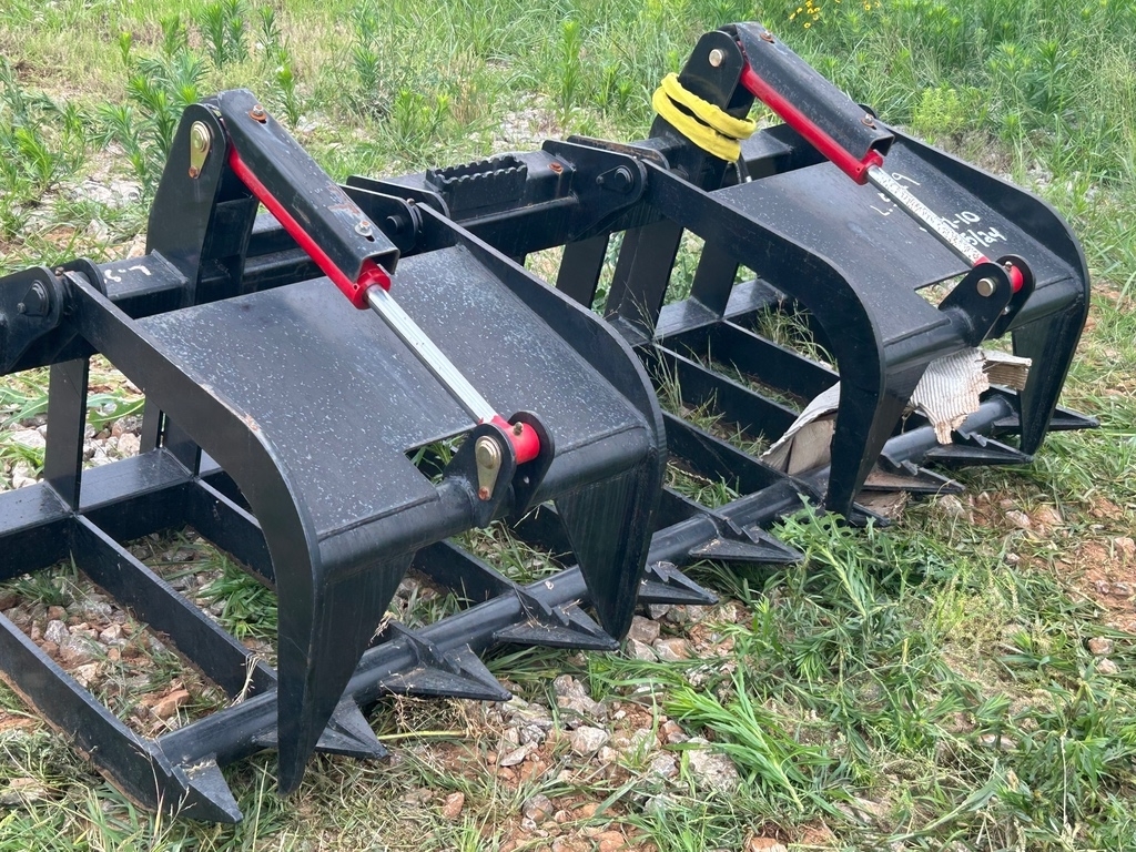 2025 Mid State  80" Brush Grapple Skid Steer Loader Attachment Bucket