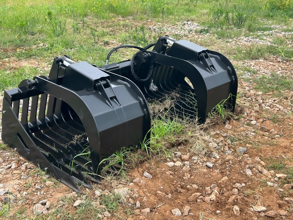 2025 Prime 84" Rock Grapple Skid Steer Loader Attachment Bucket