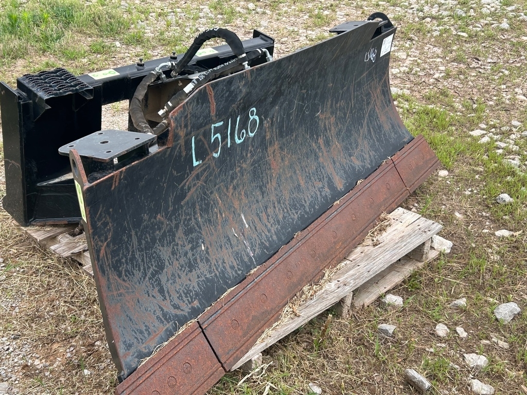 Cat 72" Dozer Blade Skid Steer Loader Attachment Bucket