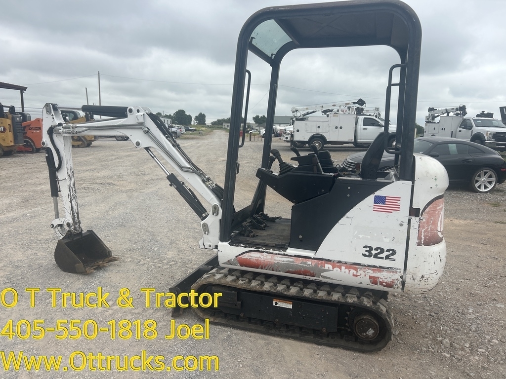 2001 Bobcat 322D Mini Ex Excavator Track Hoe Joystick 2 Speed