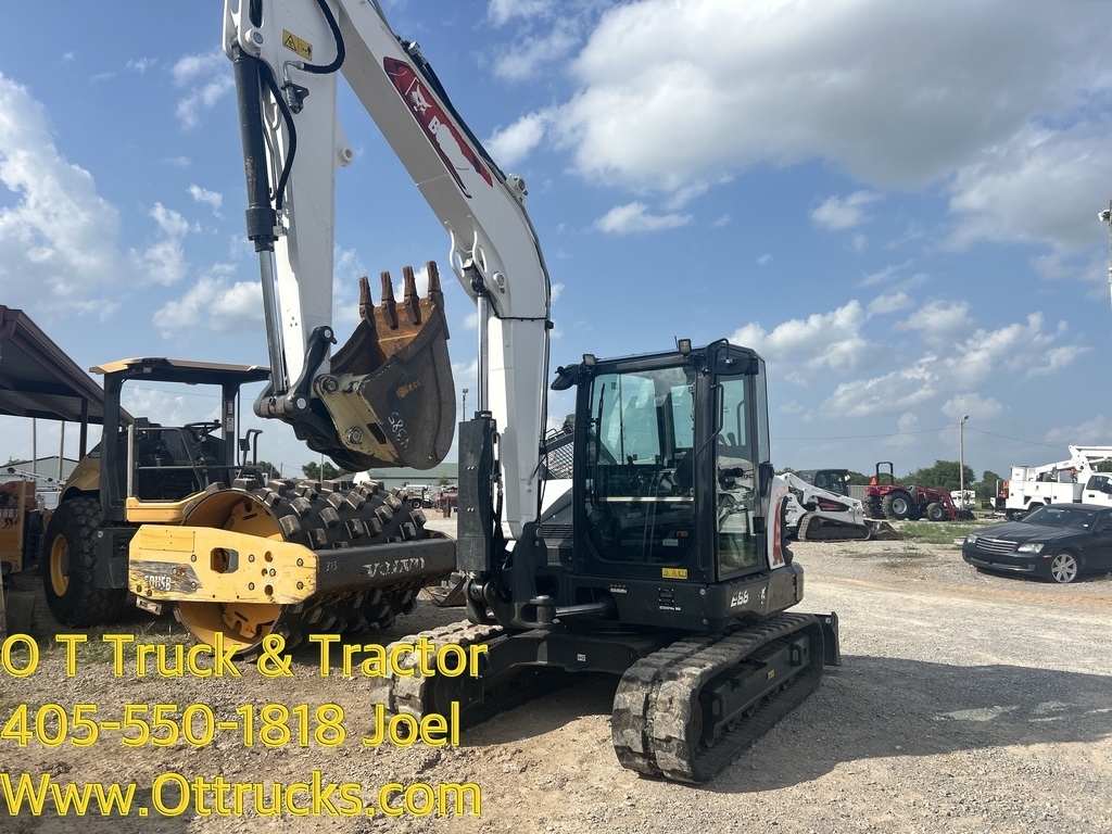 2022 Bobcat E88 Tracked Excavator Midi Ex Cab A/c 65Hp Joystick