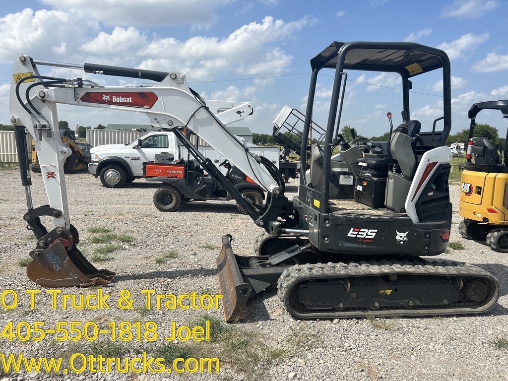 2022 Bobcat E35 I Mini Ex Tracked Excavator 24hp 11Ft Dig Joystick