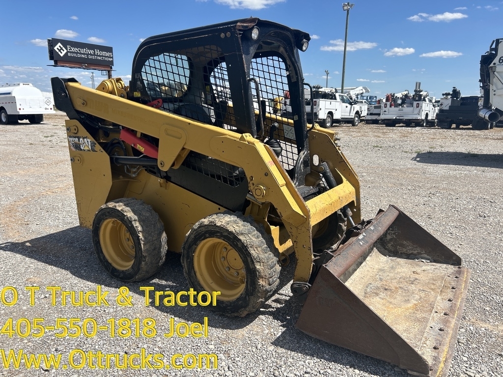 2016 Caterpillar 232D Open Cab Rubber Tire Loader Skid Steer 67Hp Joystick