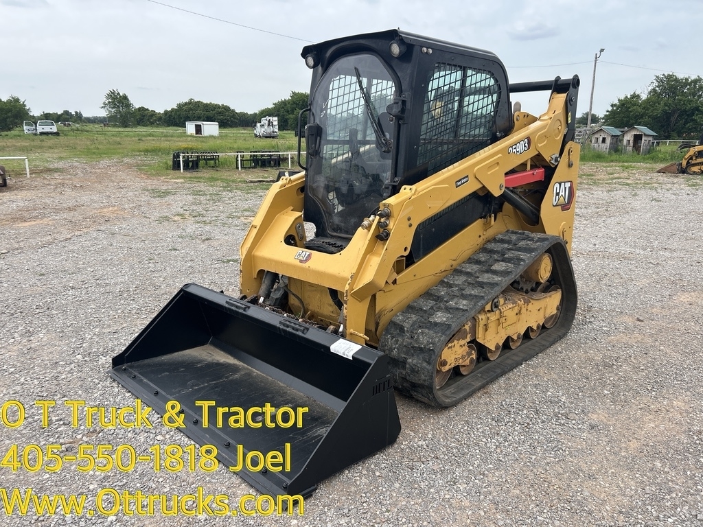 2022 Caterpillar 259D3 Cab A/c Compact Track Skid Steer Loader Hyd Quick New Tracks & Sprockets Joys
