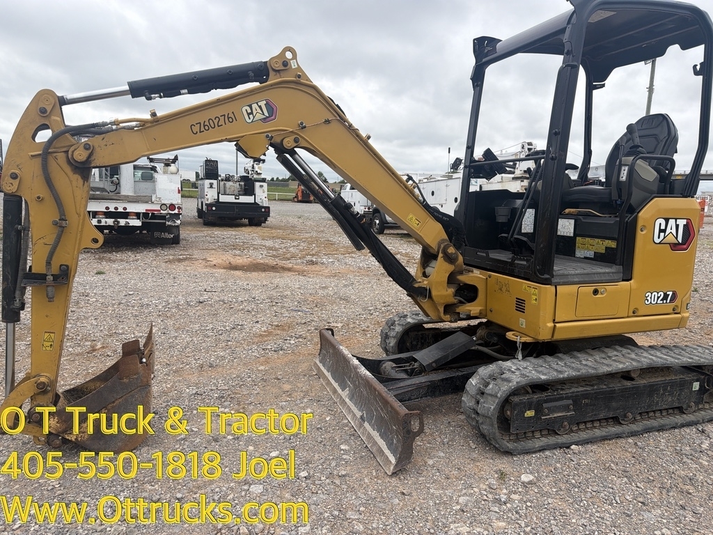 2022 Caterpillar 302.7CR Excavator Track Hoe Mini Ex 24Hp