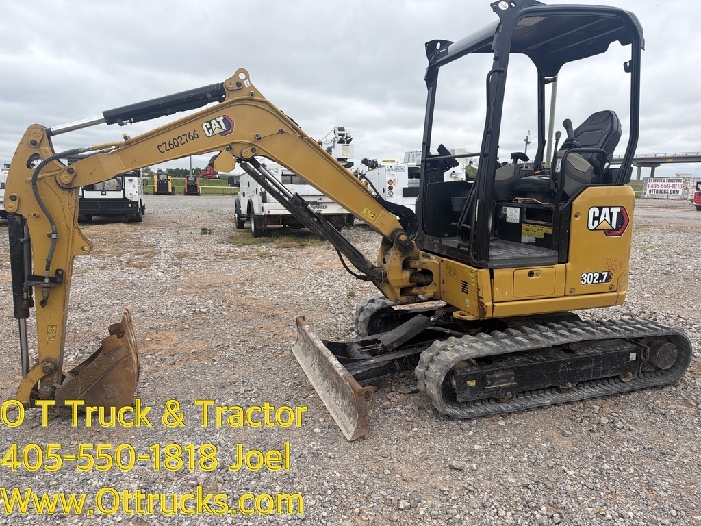 2022 Caterpillar 302.7CR Excavator Track Hoe Mini Ex 24Hp