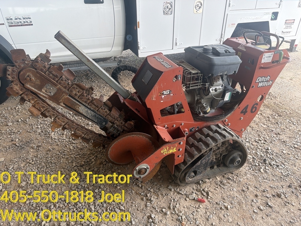 2022 Ditch Witch C16X Tracked Trencher Walk Behind 638 Hrs