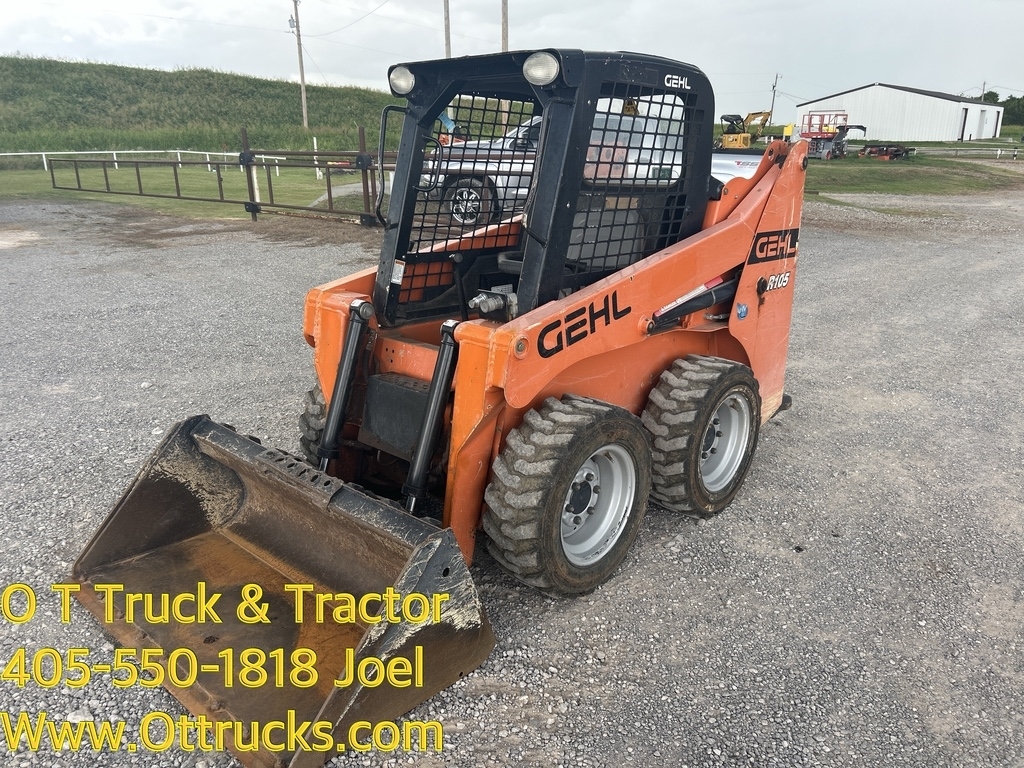 2019 Gehl R105 Rubber Tire Open Cab Skid Steer Loader 35Hp