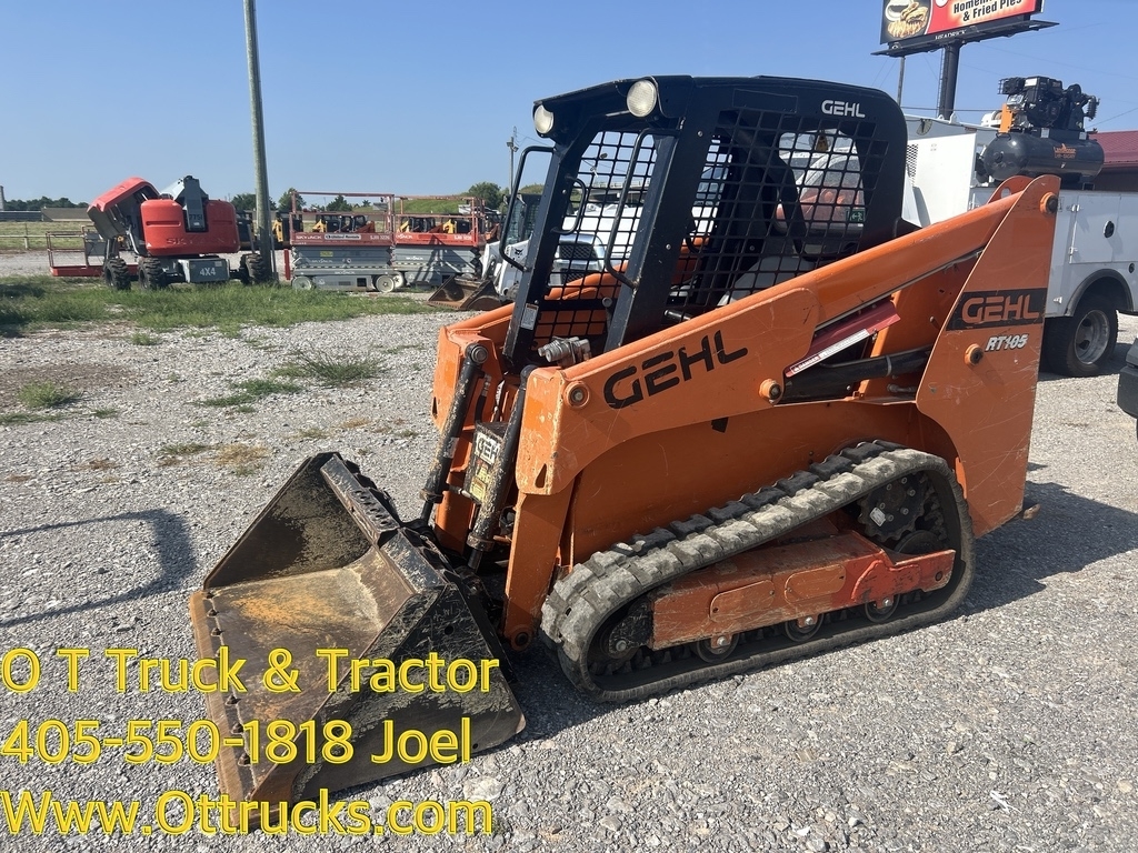 2019 Gehl RT105 Compact Track Skid Steer Loader 35Hp Open Cab T Handle