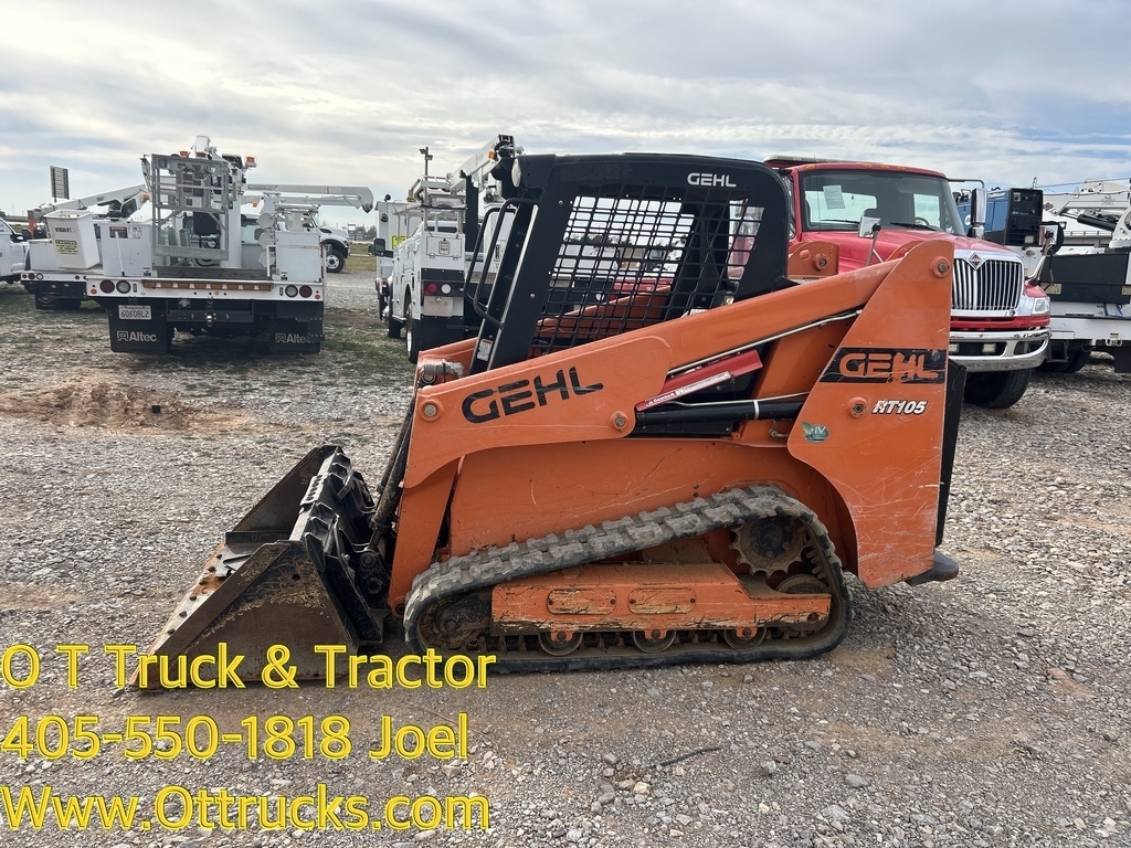 2019 Gehl RT105 Compact Track Skid Steer Loader 35Hp Open Cab