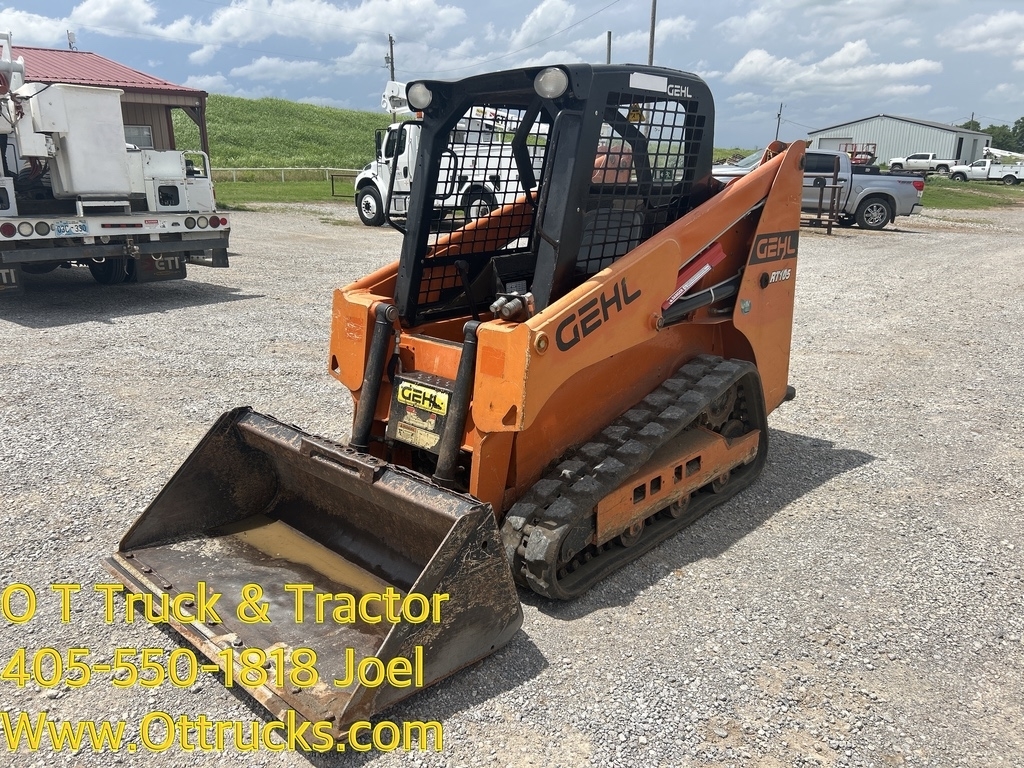 2022 Gehl RT105 Compact Track Skid Steer Loader 34Hp Yanmar Engine T Handle