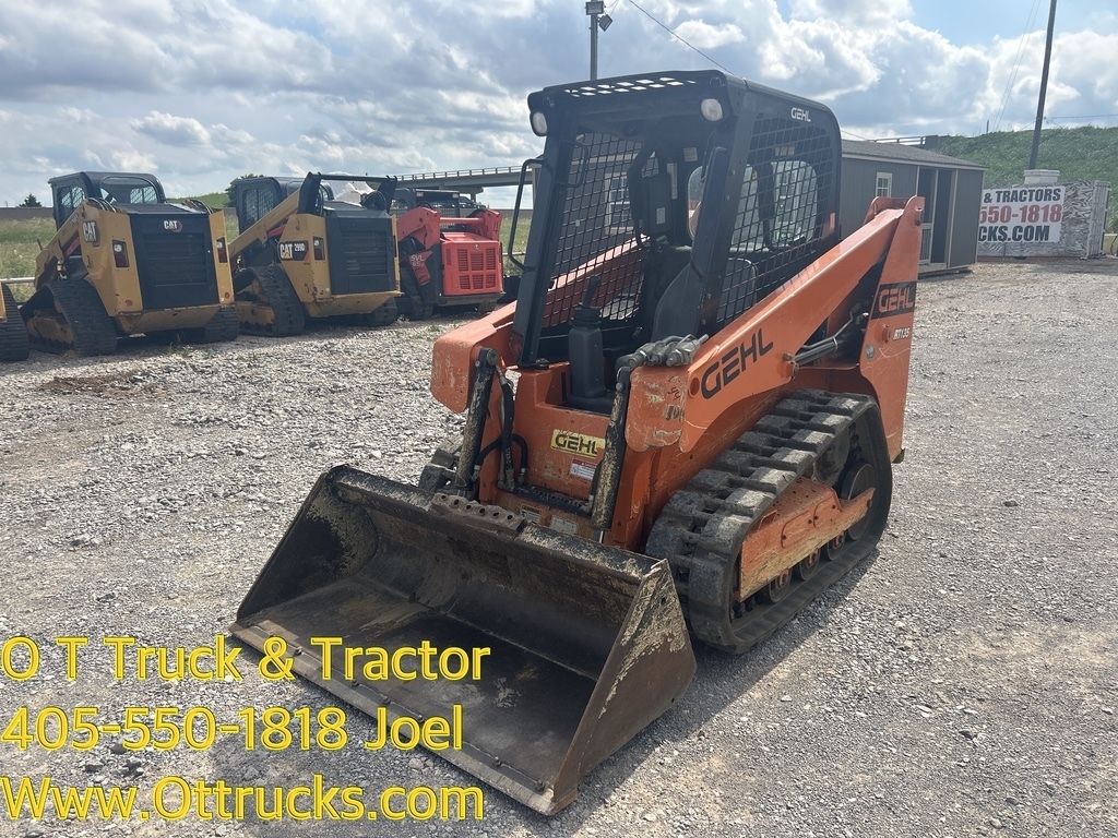 2019 Gehl RT135 Joystick Compact Track Skid Steer Loader Open Cab 46Hp