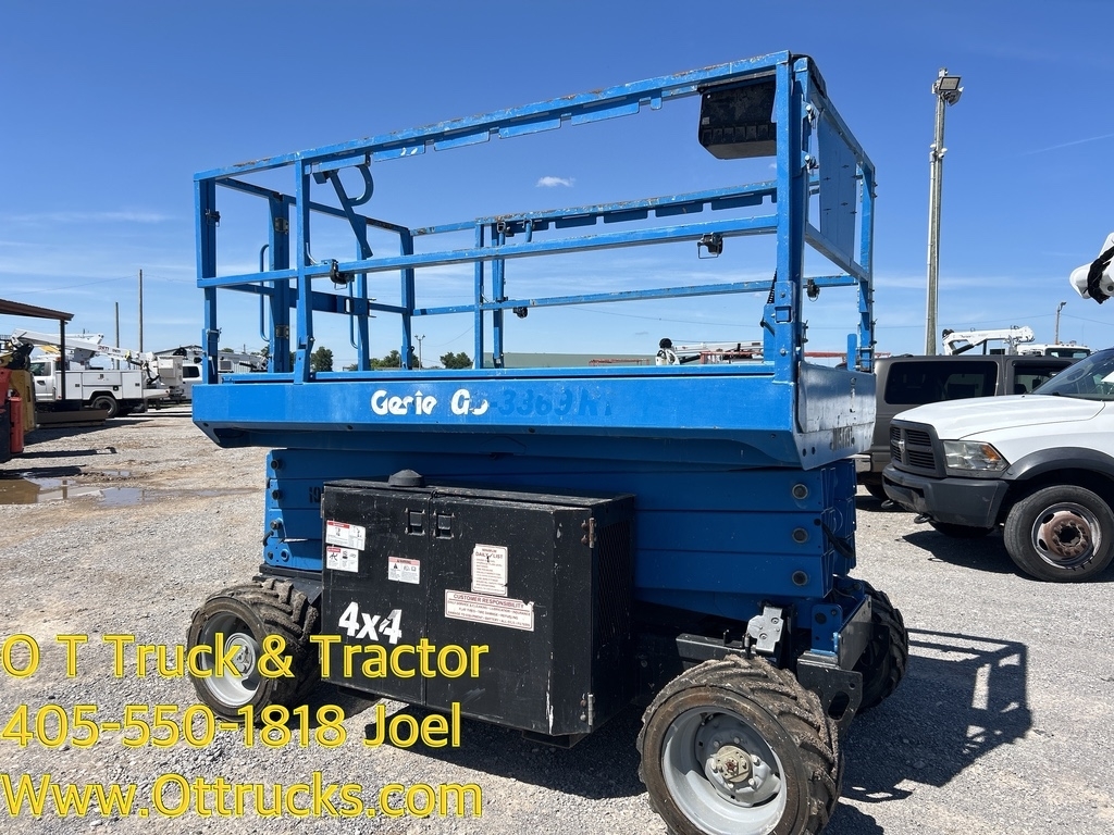 2015 Genie GS3369 RT All Terrain Scissor Lift Rough Terrain