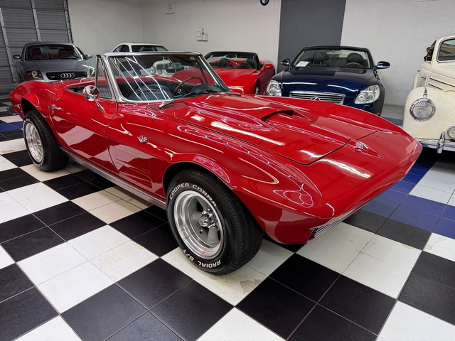 Red 1963 Chevrolet Corvette Convertible Automatic