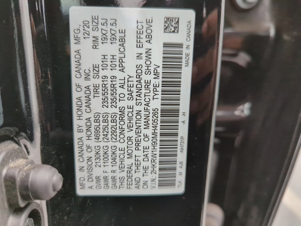 2021 Honda CR-V Touring photo