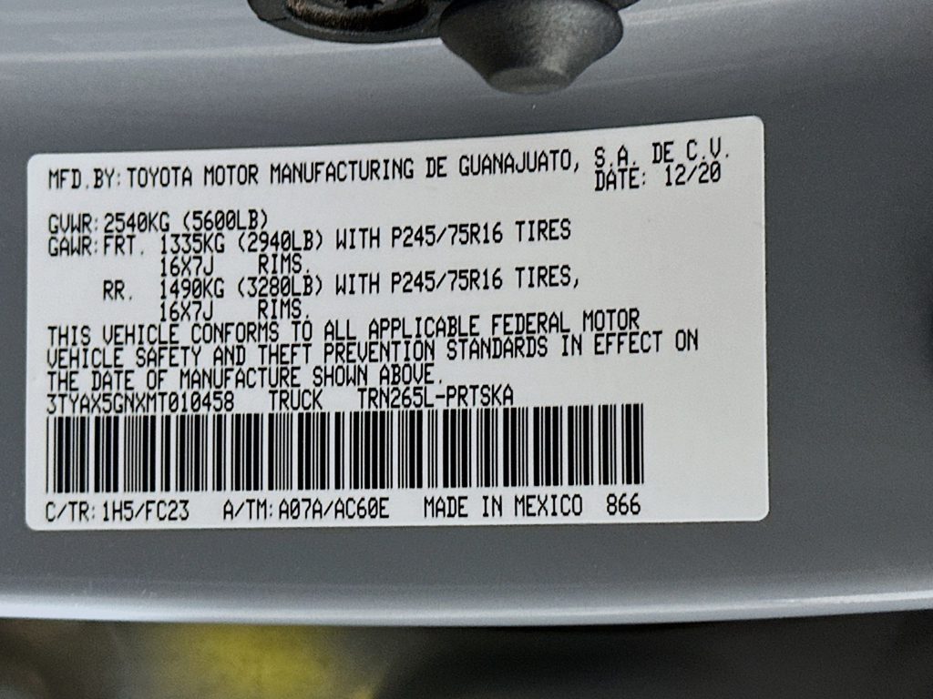 2021 Toyota Tacoma SR5 photo