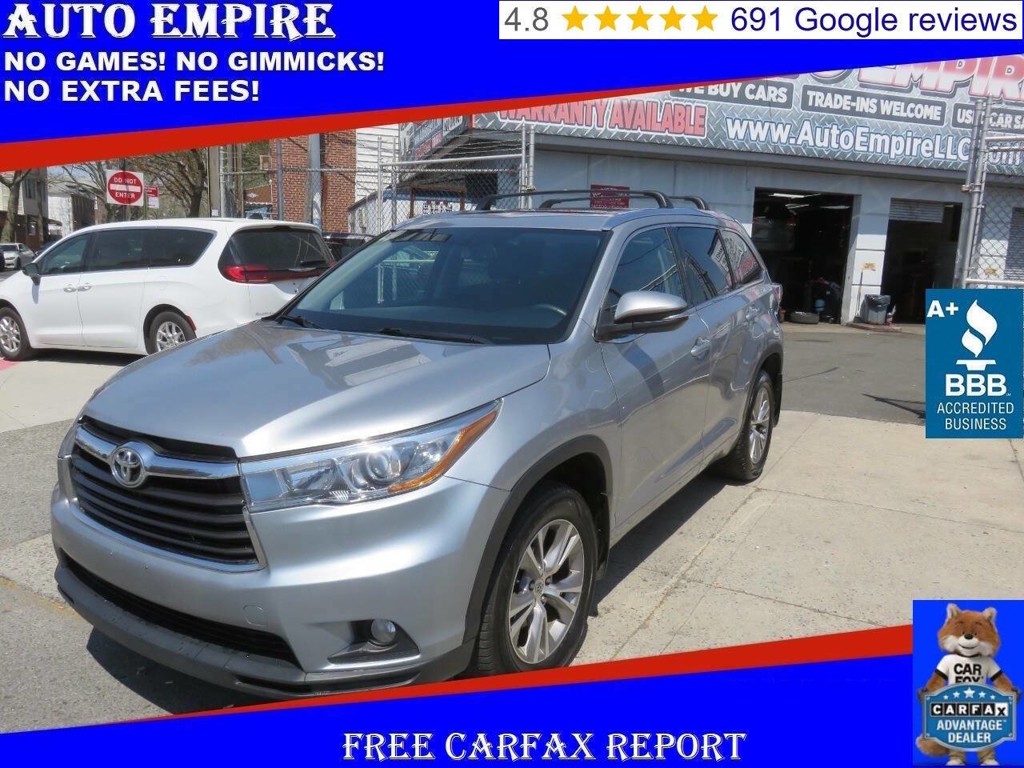 2015 Toyota Highlander XLE AWD 4dr SUV SUV