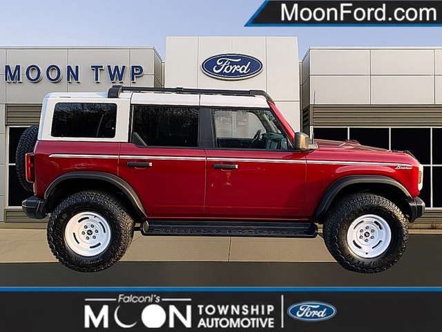 Ruby Red Metallic Tinted Clearcoat 2025 Ford Bronco Heritage Edition 4-Door 4WD SUV / Crossover Four-Wheel Drive Automatic