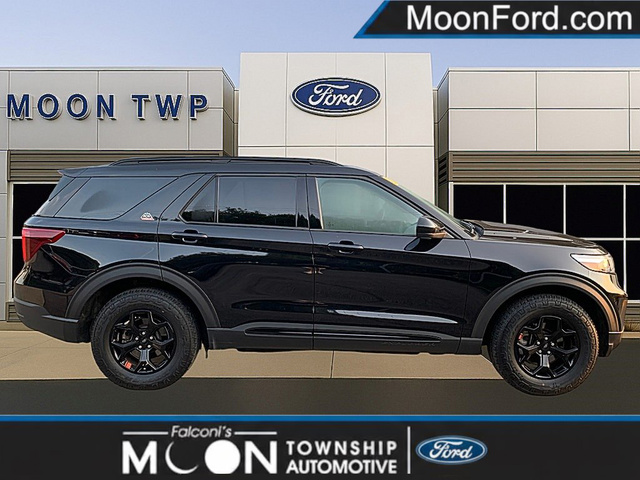 Agate Black 2023 Ford Explorer SUV / Crossover All-Wheel Drive Automatic