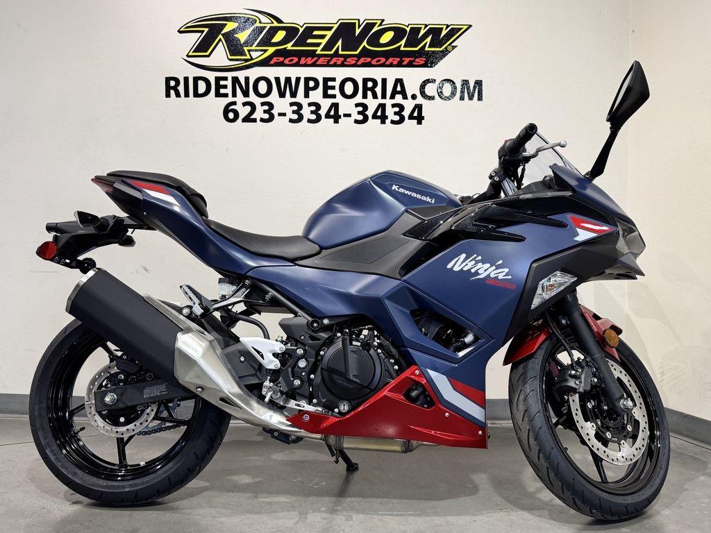 2026 Kawasaki Ninja 500 ABS Metallic Matte Twilight Blue