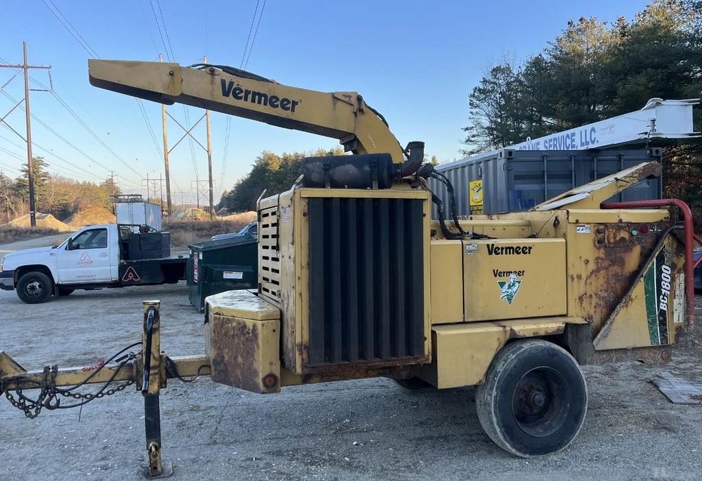 2008 Vermeer BC1800XL Towable Wood Chipper